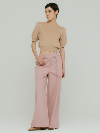 Cotton Wide Two-Belt Ring Pants VC2333PT002M