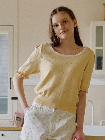Susan Scallop Punching Knit VC2333PO004M