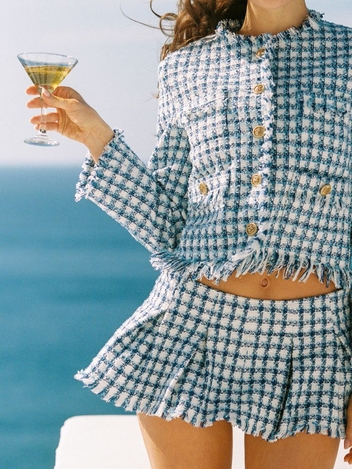 MONACO TWEED MINI SKIRT