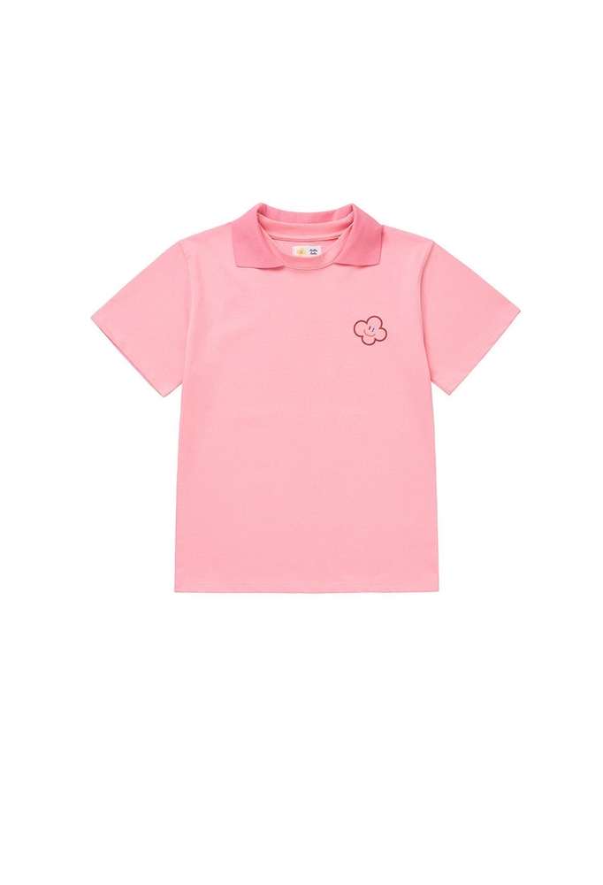 Hello LaLa New PK T-Shirts (헬로 라라 뉴 카라 티셔츠) [Pink]