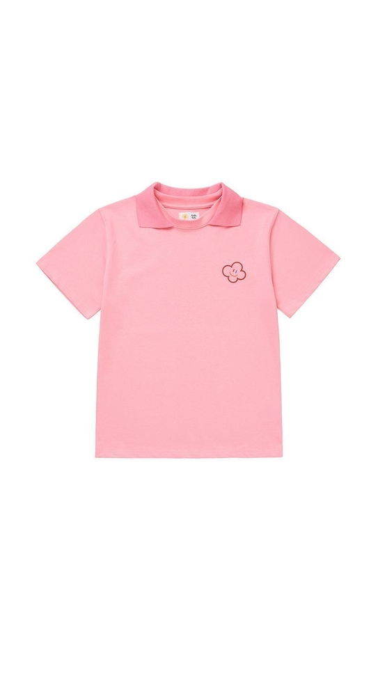 Hello LaLa New PK T-Shirts (헬로 라라 뉴 카라 티셔츠) [Pink]