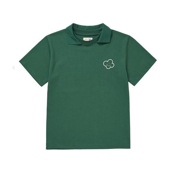 Hello LaLa New PK T-Shirts (헬로 라라 뉴 카라 티셔츠) [Green]