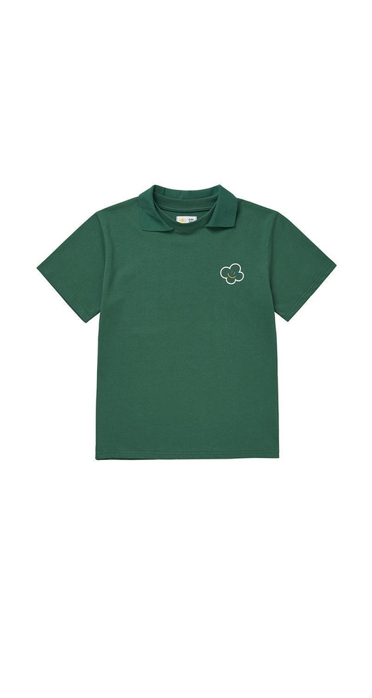 Hello LaLa New PK T-Shirts (헬로 라라 뉴 카라 티셔츠) [Green]