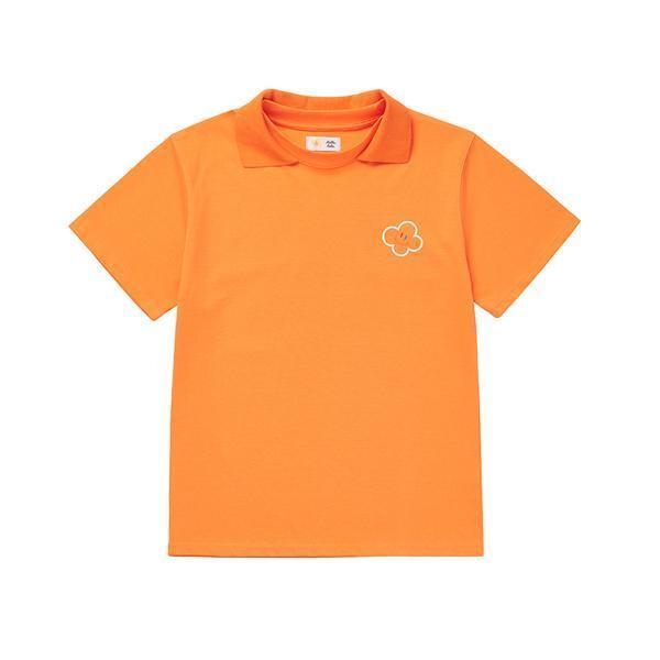 Hello LaLa New PK T-Shirts (헬로 라라 뉴 카라 티셔츠) [Orange]