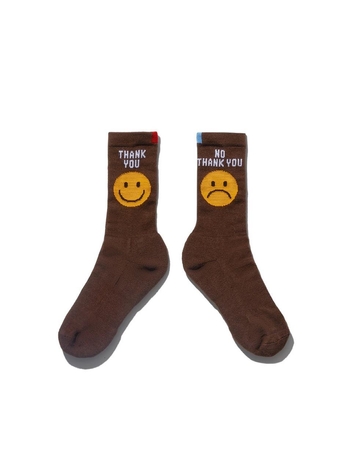 [KULE]THE MENS NO THANK YOU SOCK - BROWN