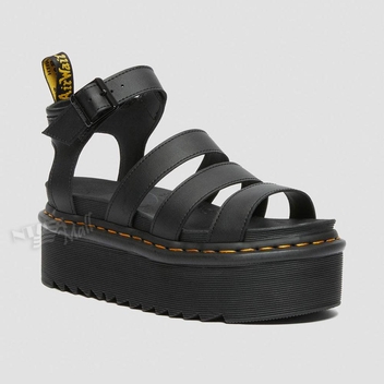닥터마틴 NA 블레어 쿼드 샌들 27296001 DR. MARTENS BLAIRE HYDRO LEATHER PLATFORM STRAP SANDALS