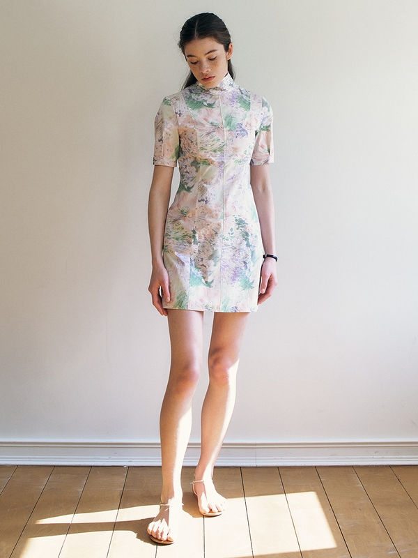 Rose_Cotton Mini Dress_Floral