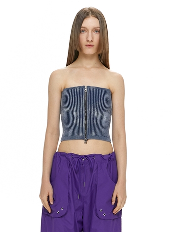 INDIGO WASED KNIT