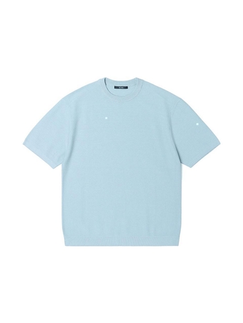 23 SS 남성 크루넥 반팔 스웨터 (MINT)