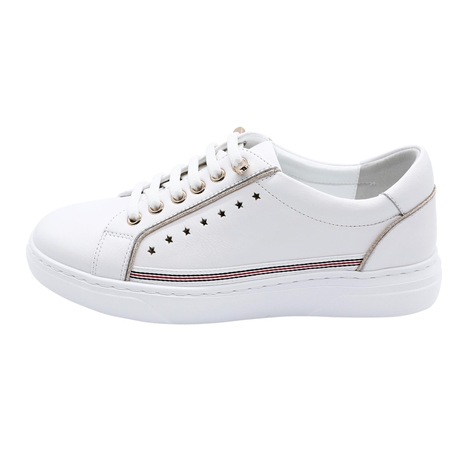 W Spandex Strap Sneakers (Ivory)
