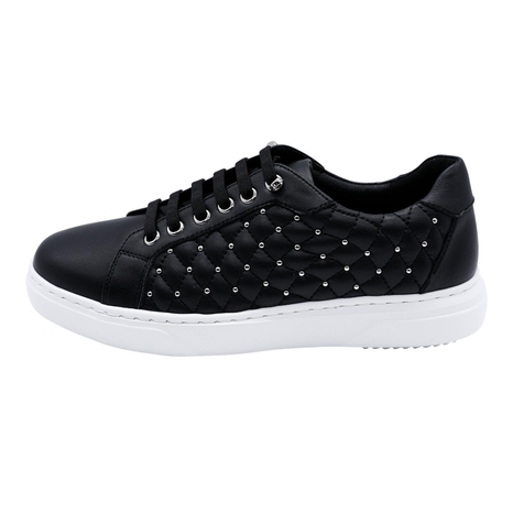 W Quilting Shoes (Black)