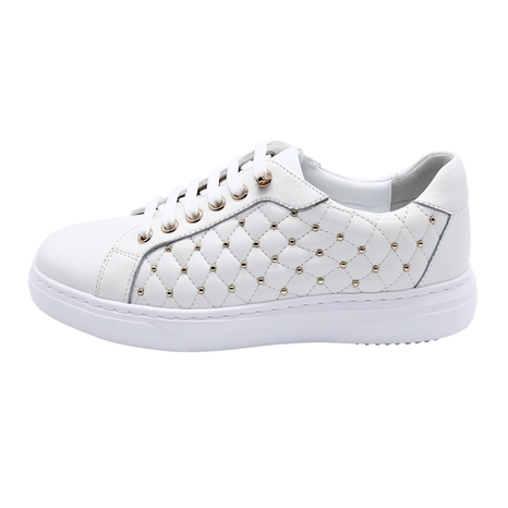 W Quilting Shoes (Ivory)