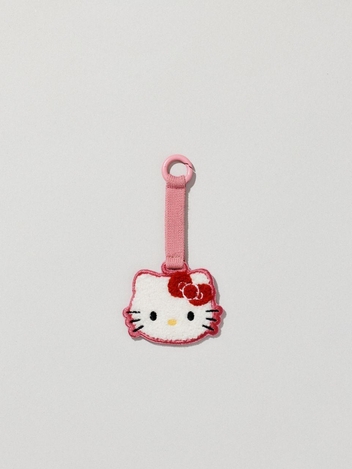 LPK Face Keyring Hello Kitty Red
