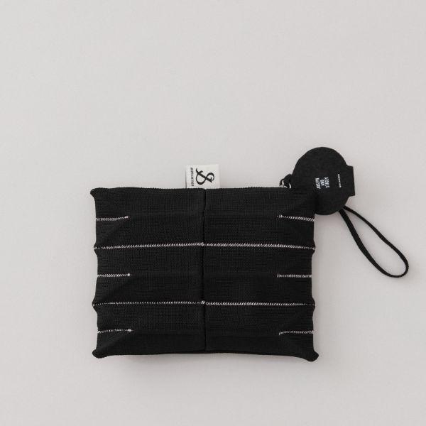 Lucky Pleats Knit Clutch S Kuromi Rich Black