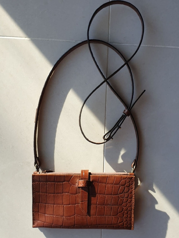 3PS Wallet Bag / Brown (Croc.E/B)