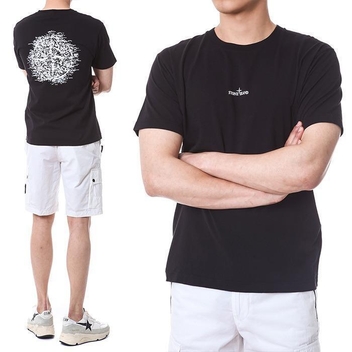 스톤아일랜드 엠보써클로고 티셔츠/78152NS89 V0029