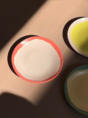 Blossom plate(3colors)