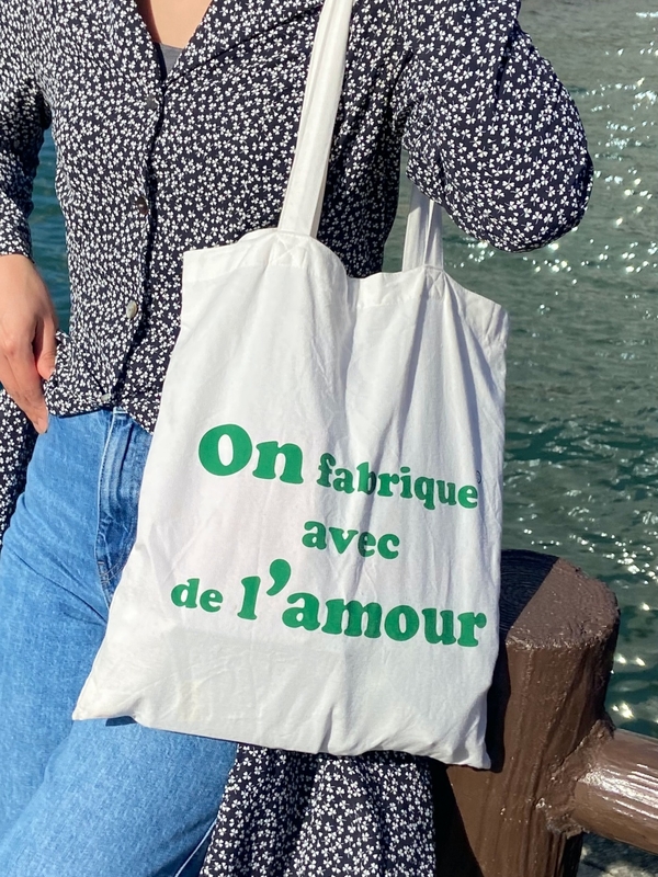 Avec ecobag (White Green)