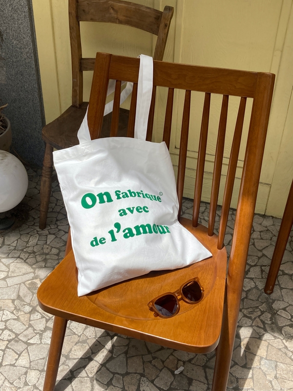 Avec ecobag (White Green)