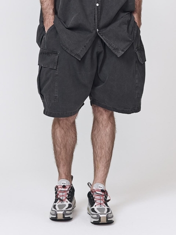 CB PIGMENT CARGO SHORTS (CHARCOAL)