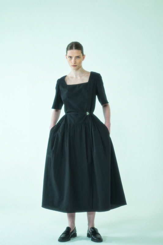 Dress Seersucker Black