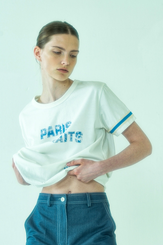 Tshirts Paris Ivory