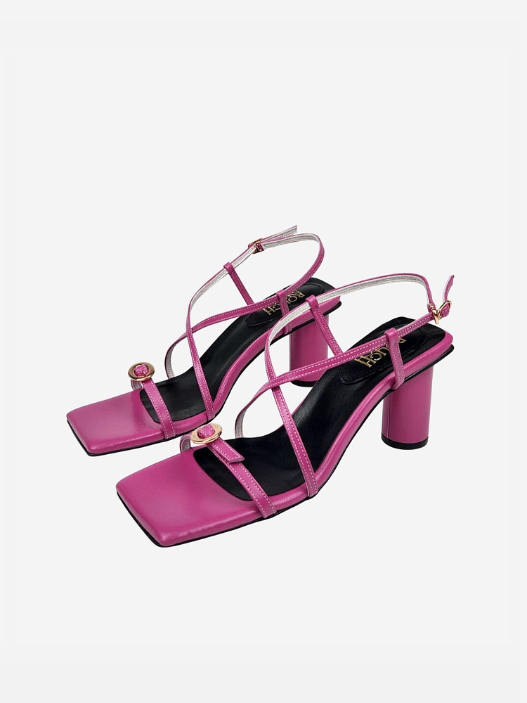 X LOGO SANDAL_MAGENTA/RSS08MA