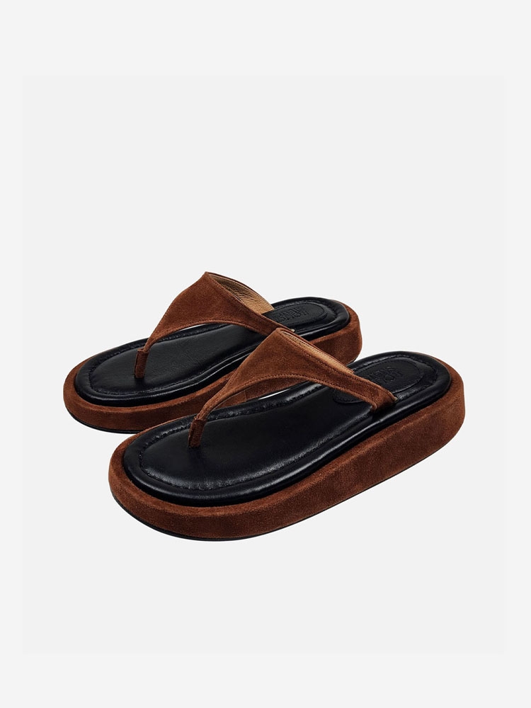 TT PLATFORM FLIP-FLOP_BROWN/RSS11BR