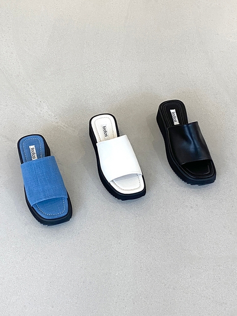 Platform Slide Mules_3 colours
