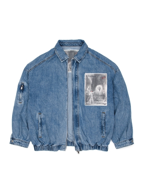 BBD The Apparition Zip Up Denim Jacket (Blue)
