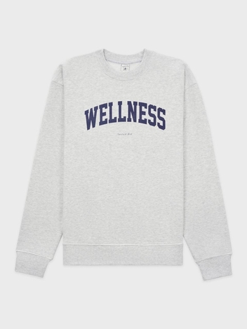 스포티앤리치 웰니스 아이비 로고 맨투맨 CR652 Heather Grey