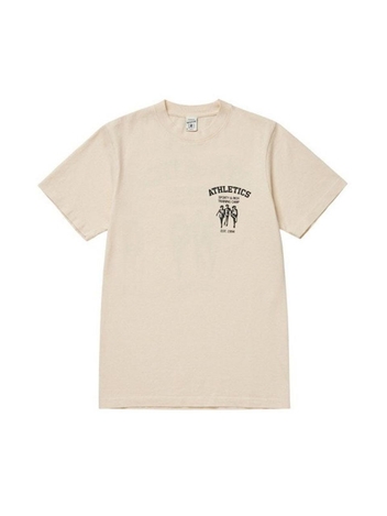 스포티앤리치 트레이닝 캠프 스몰로고 반팔 TS656 CREAM