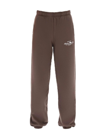 스포티앤리치 클럽 로고 조거팬츠 SW663 CHOCOLATE