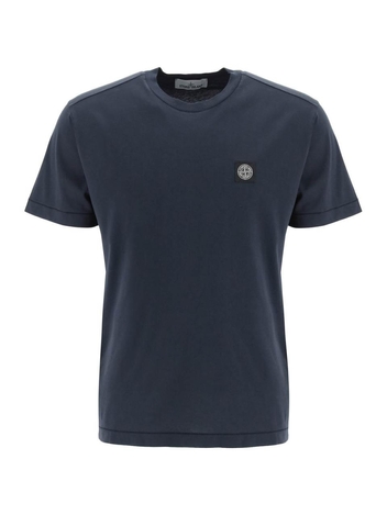 Stone island t-shirt with logo patch MO771524113
