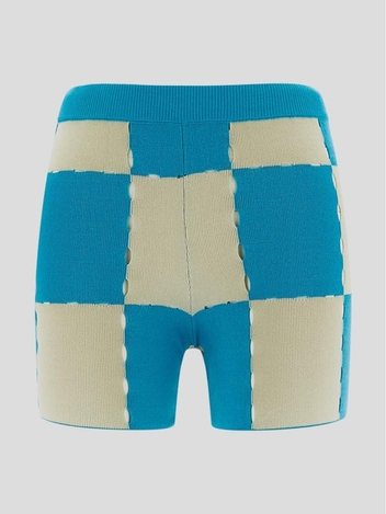 Jacquemus Checkered Shorts 22E221KN0612045MULTIBLUE