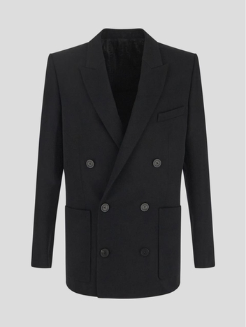 Balmain Black Blazer Jacket  YH1SG030WB080PA