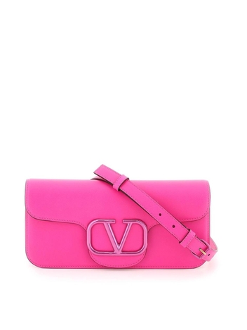 Valentino garavani pink pp loco crossbody bag 1Y0B0B54JED