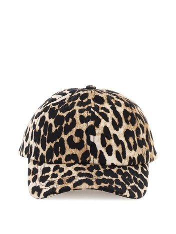 Ganni canvas baseball cap A4259