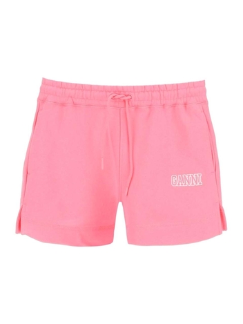 Ganni logo sweatshorts T3383