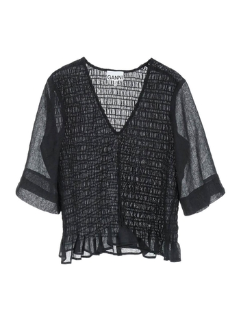Ganni smock blouse F7350