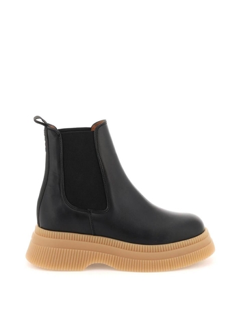Ganni leather chelsea boots S1924