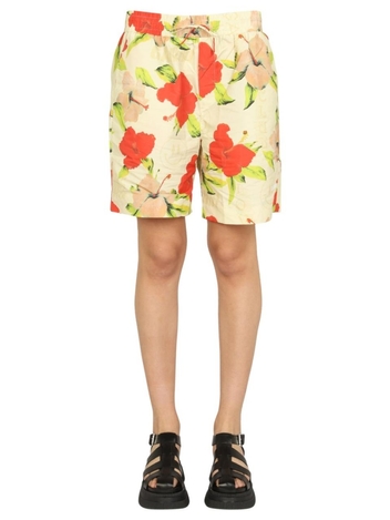 FLORAL PATTERN SHORTS  F6951_263