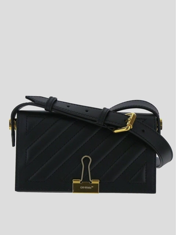 Off-White Black Shoulder Bag OWNN056F22LEA0011000