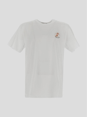 Maison Kitsune X Olympia Le-Tan White T-Shirt JM00161KJ0008P100