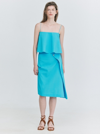 Flare Sleeveless Top_Blue