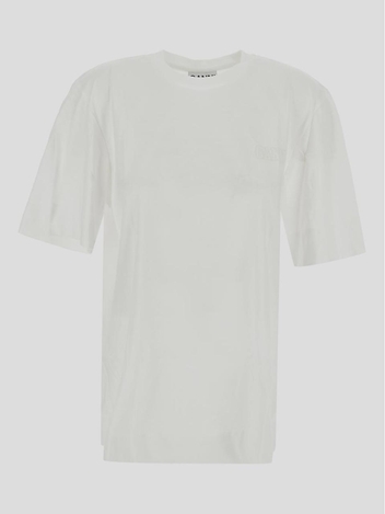Ganni White T-shirt T3173001