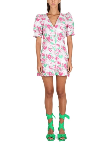 3D JACQUARD MINI DRESS F7640_393