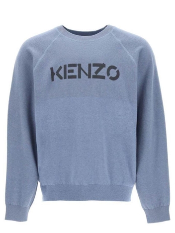 Maglione in isto lana di colore blu chiaro 8112598286592