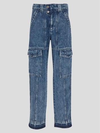 Isabel Marant Light Blue Trousers 23PPA0015FAA1H35E30LU