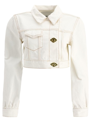 Cropped trucker jacket J1171151